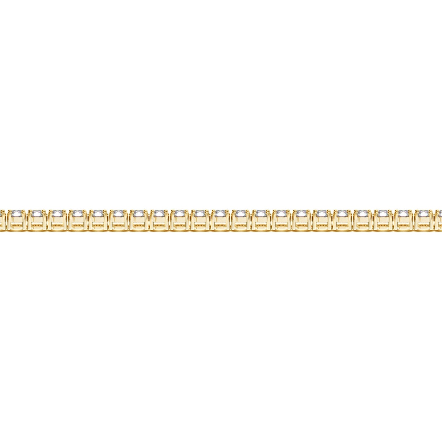 Lab grown round diamond tennis bracelet in 14k yellow gold, Bids.com on Tampa Home & Garden Store