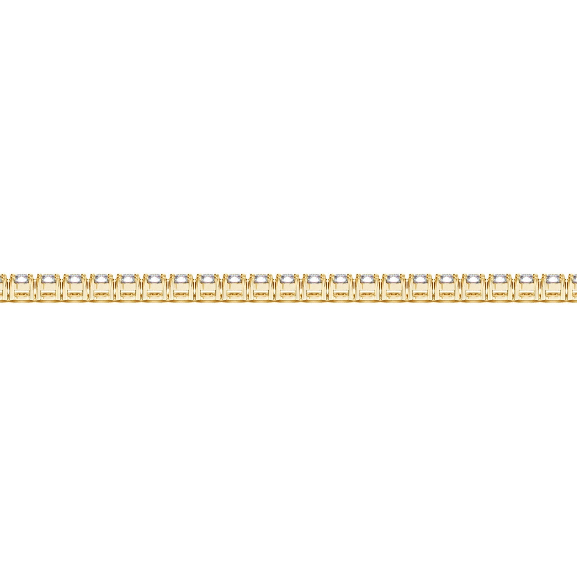 Lab grown round diamond tennis bracelet in 14k yellow gold, Bids.com on Tampa Home & Garden Store
