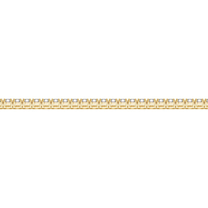 Lab grown round diamond tennis bracelet in 14k yellow gold, Bids.com on Tampa Home & Garden Store