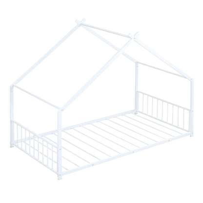 Metal House Bed canopy frame in white metal by Unique Piece Furniture on Tampa Home & Garden Store