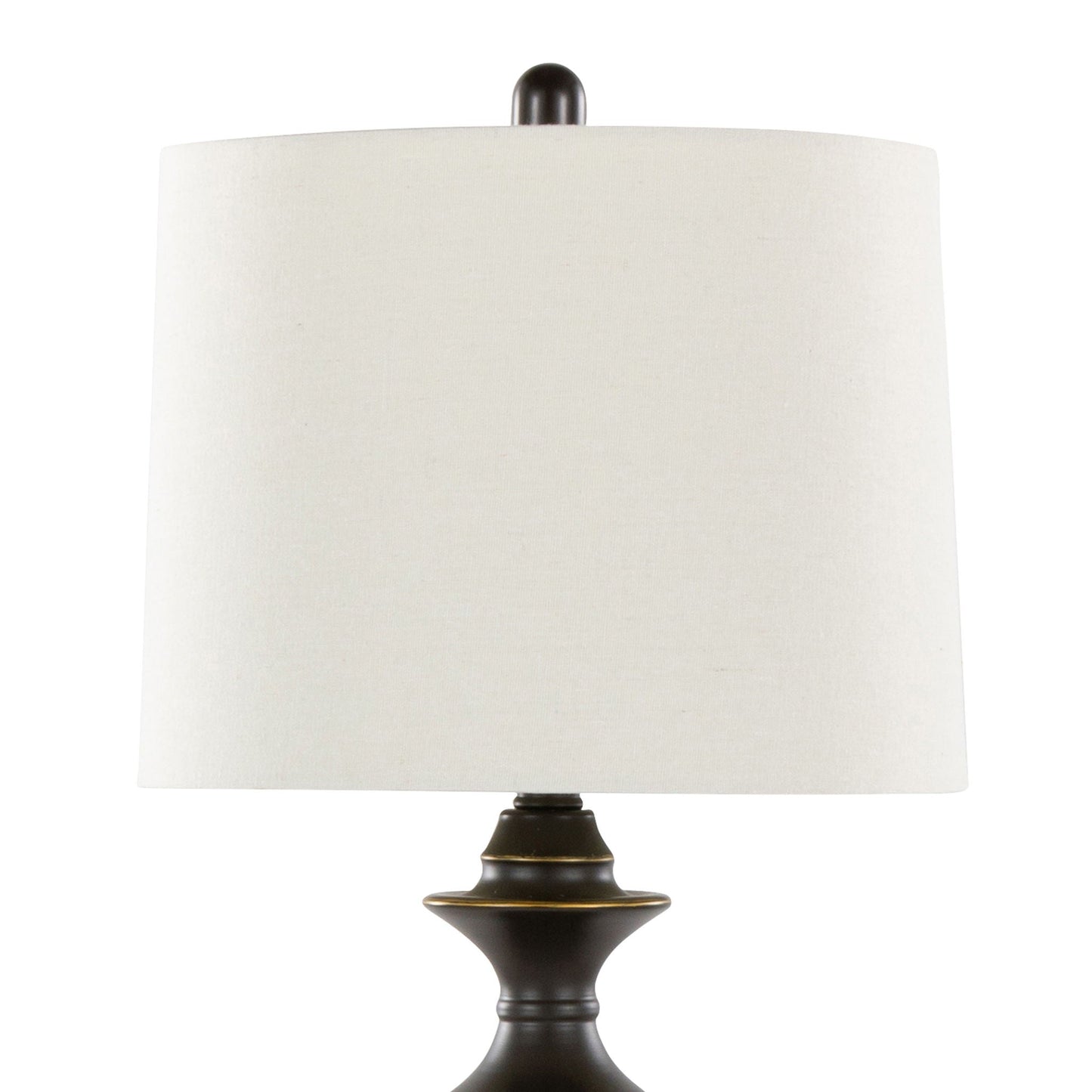 Montgomery lamp set 2 with beige shade and dark bronze base on Tampa Home & Garden Store on Tampa Home & Garden Store