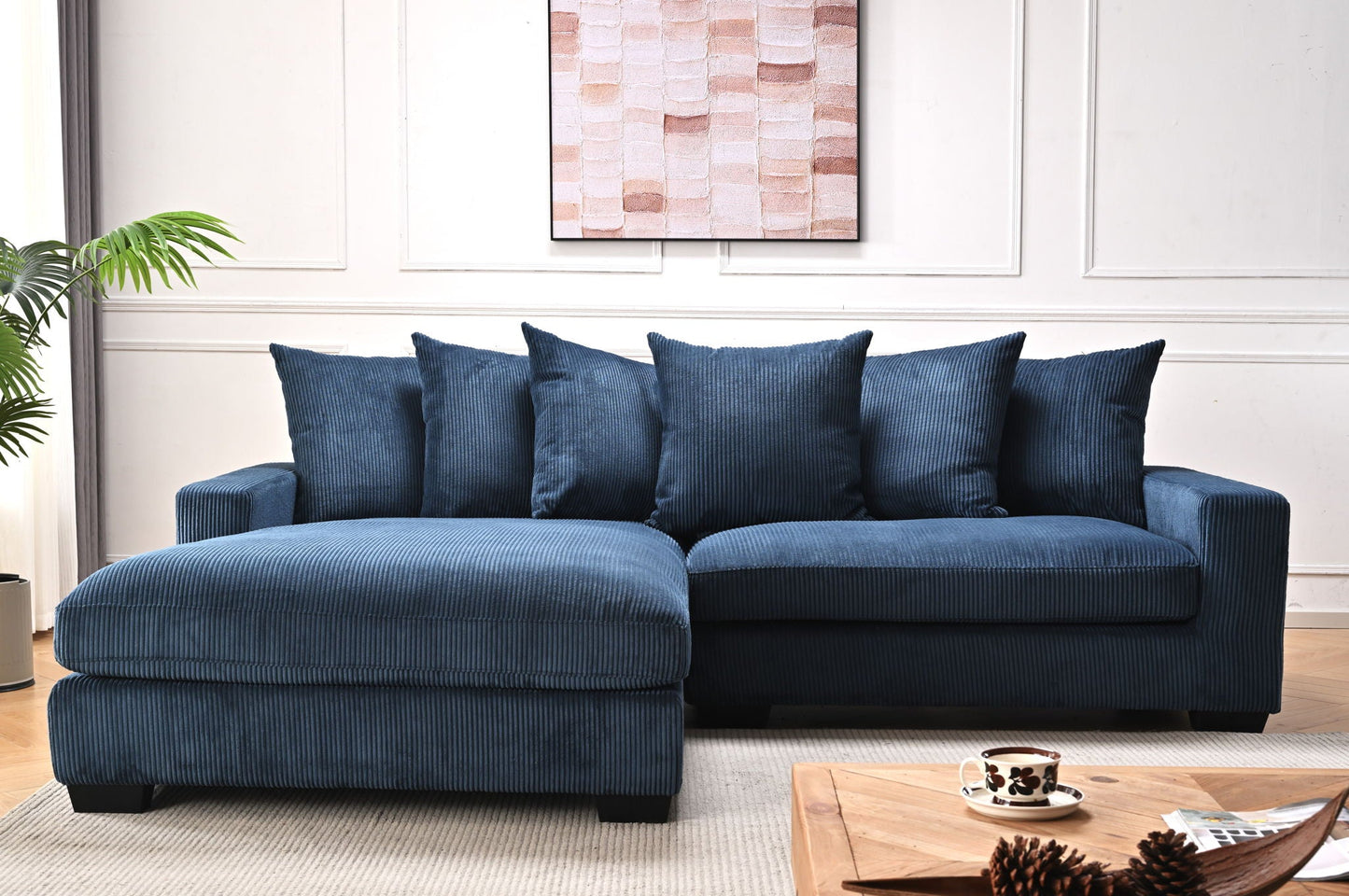 Luxe Oversized 2 Piece Sectional Sofa for Living