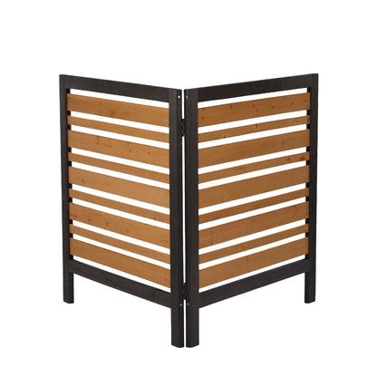 Premium Solid Wood Ac Screen for a Private Patio