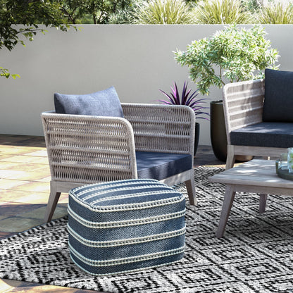 Santiago outdoor conversation arm chairs in slate gray cushions with gray wicker frames on Tampa Home & Garden Store