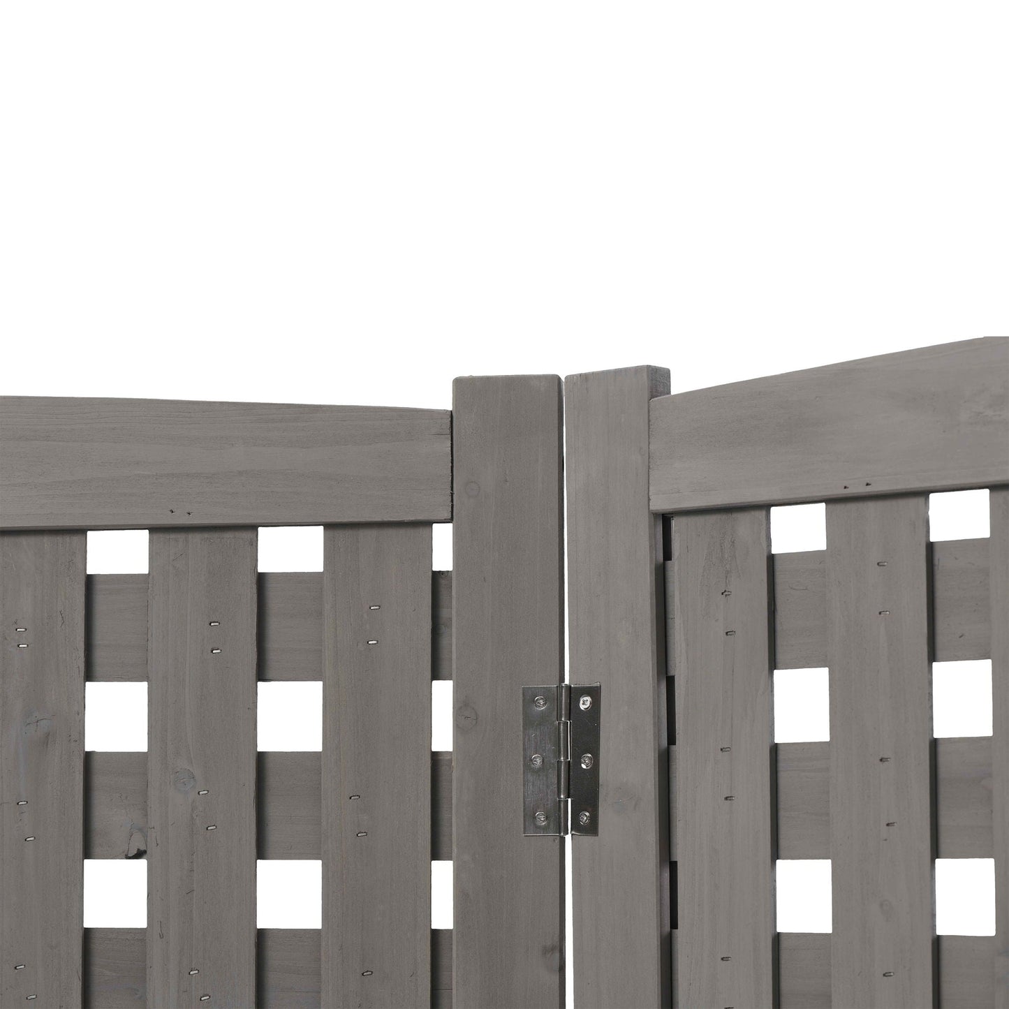 Three Wooden Fences and Outdoor AC Privacy