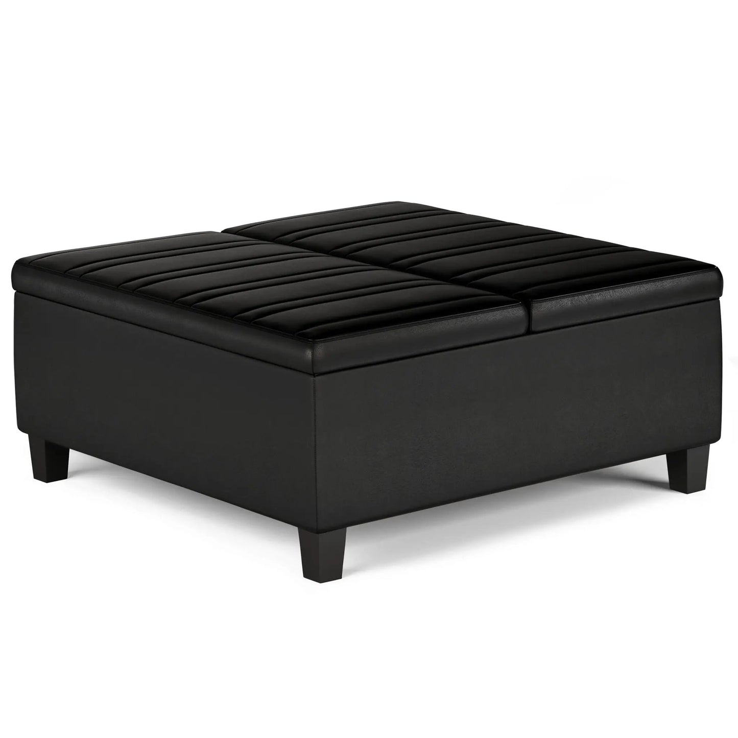 Ellis Coffee Table Storage Ottoman Contemporary