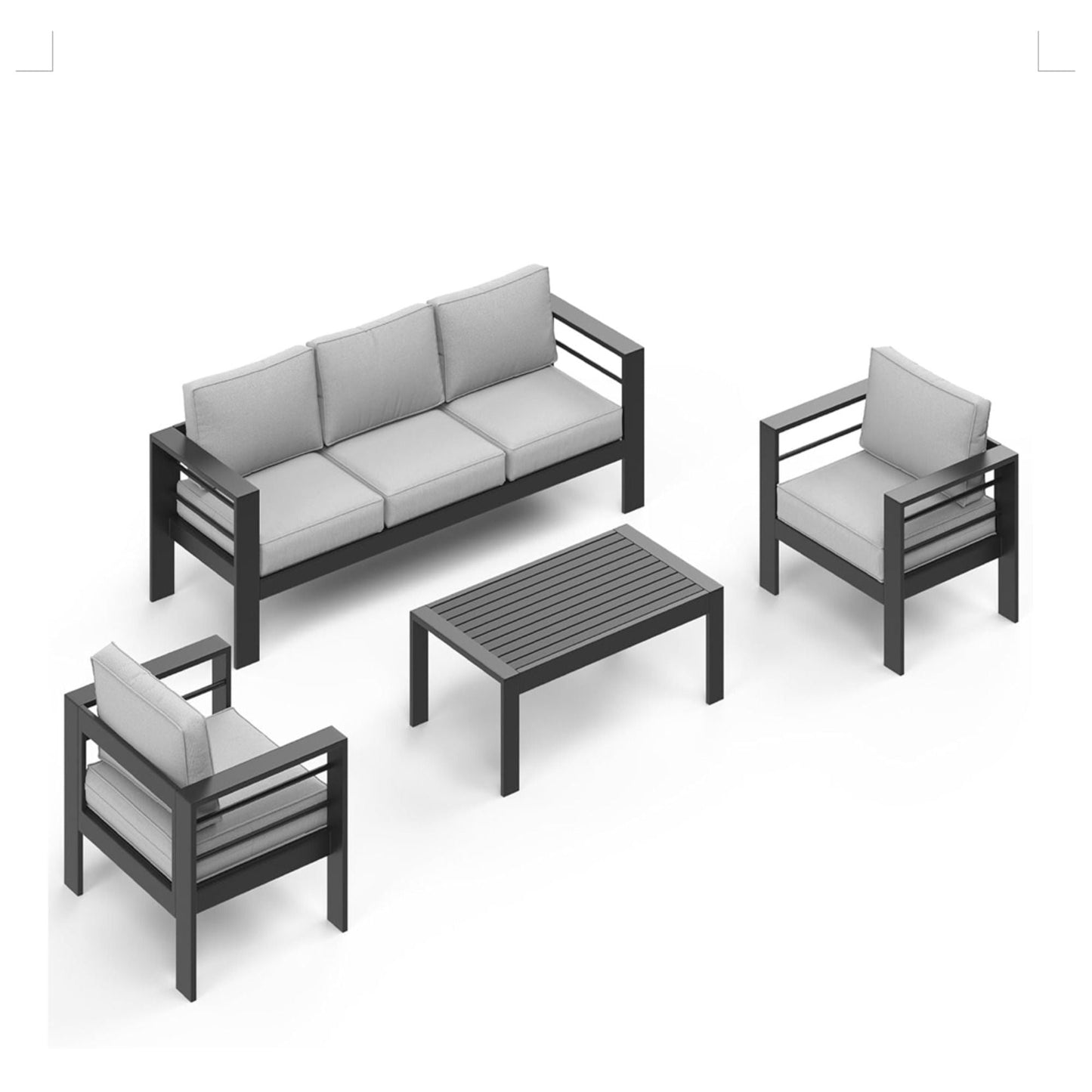 Heavy Duty Patio Set And The Thick Soft Cushions