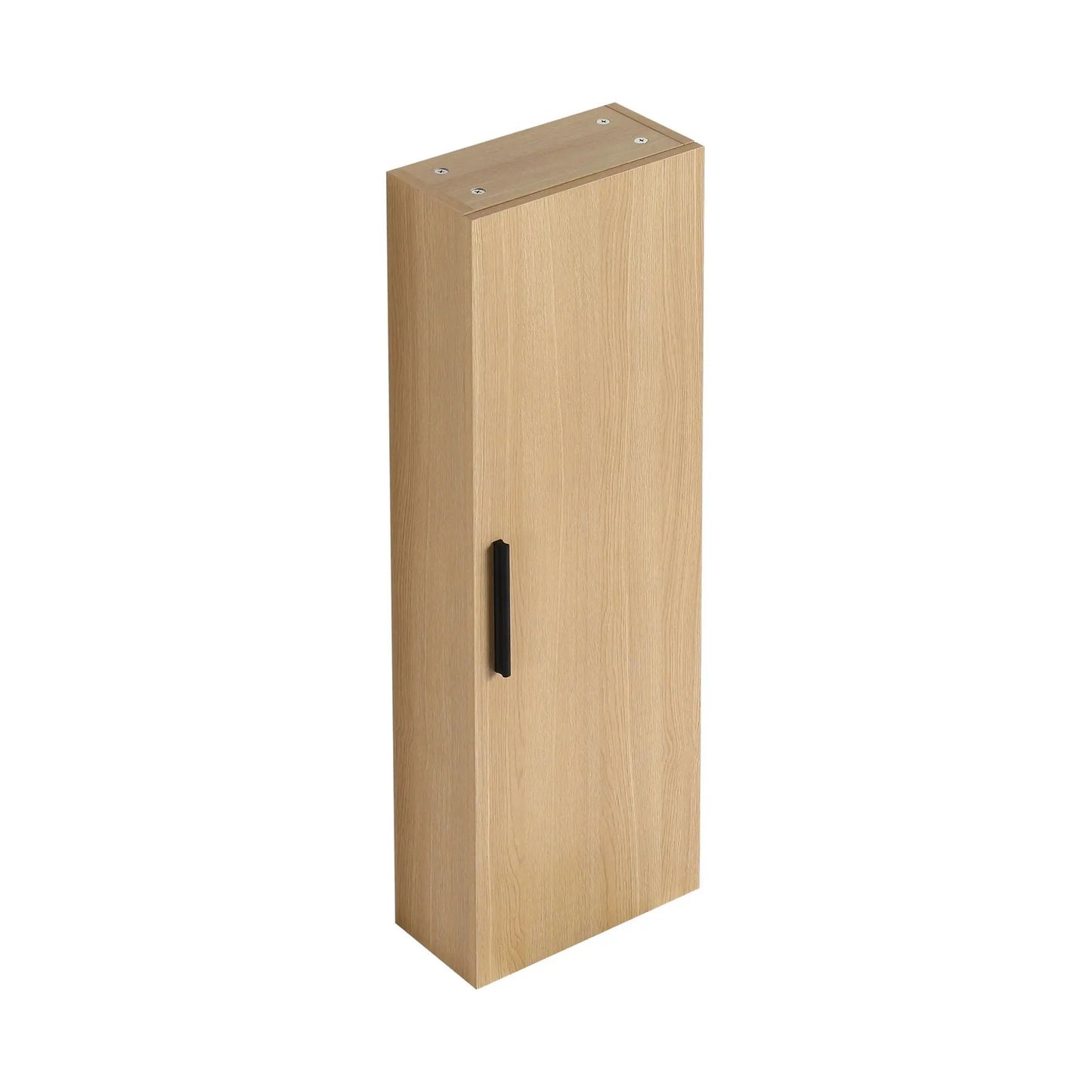 Tall Floating Bathroom Side Cabinet light oak, wall-mounted by Unique Piece Furniture on Tampa Home & Garden Store