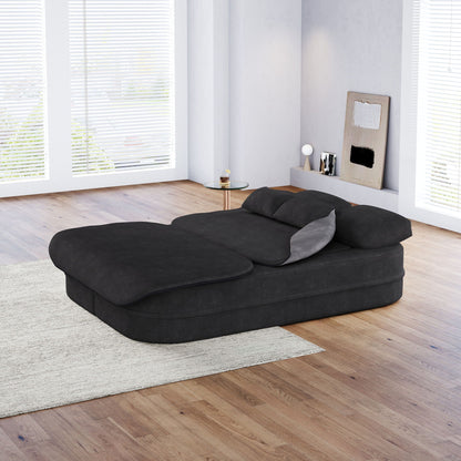 Foldable Sofa Bed with a Multi Functional Blanket
