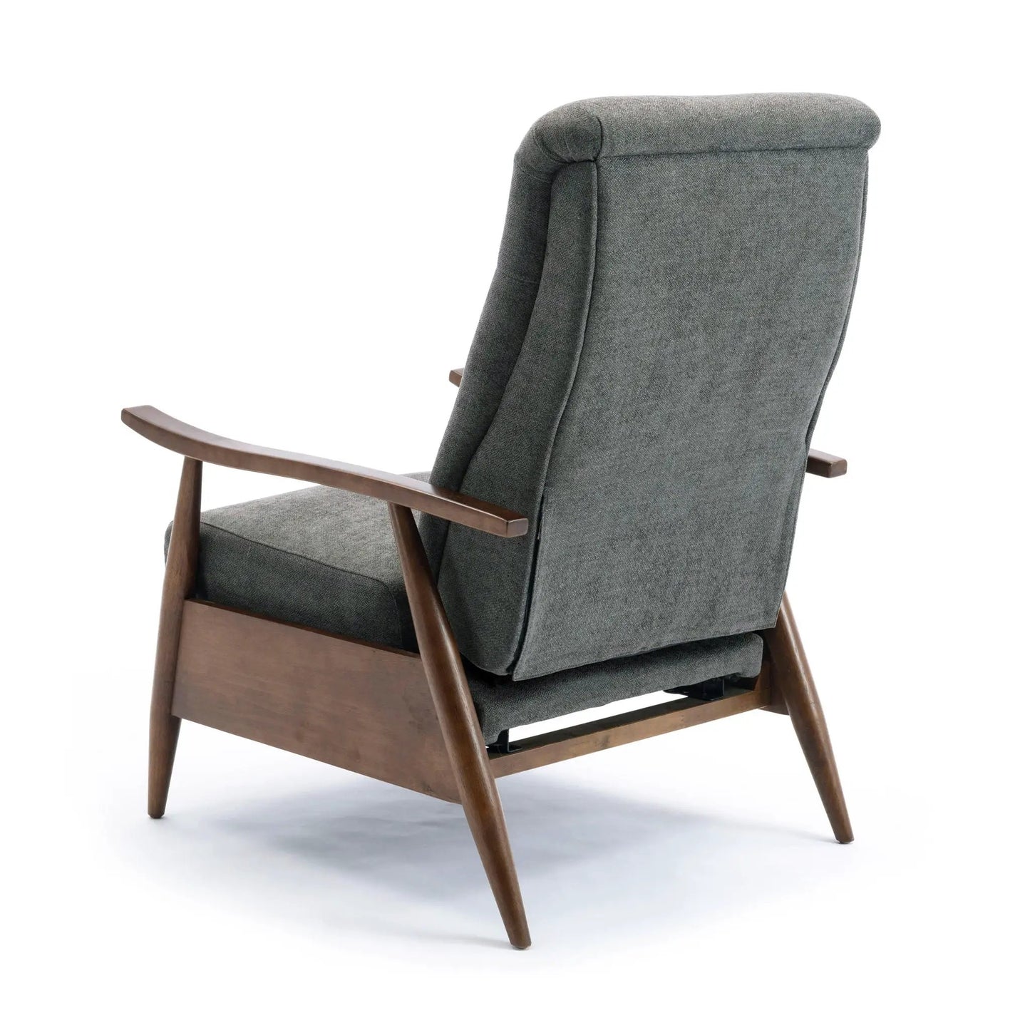 Sarasota Arm Push Back Recliner, gray fabric, wood frame Unique Piece Furniture on Tampa Home & Garden Store