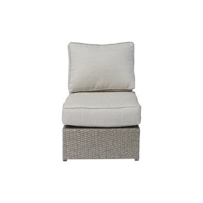 Outdoor Wicker Sectional and Thick Cushions