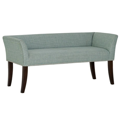 Welburn Upholstered Bench With Padded Back