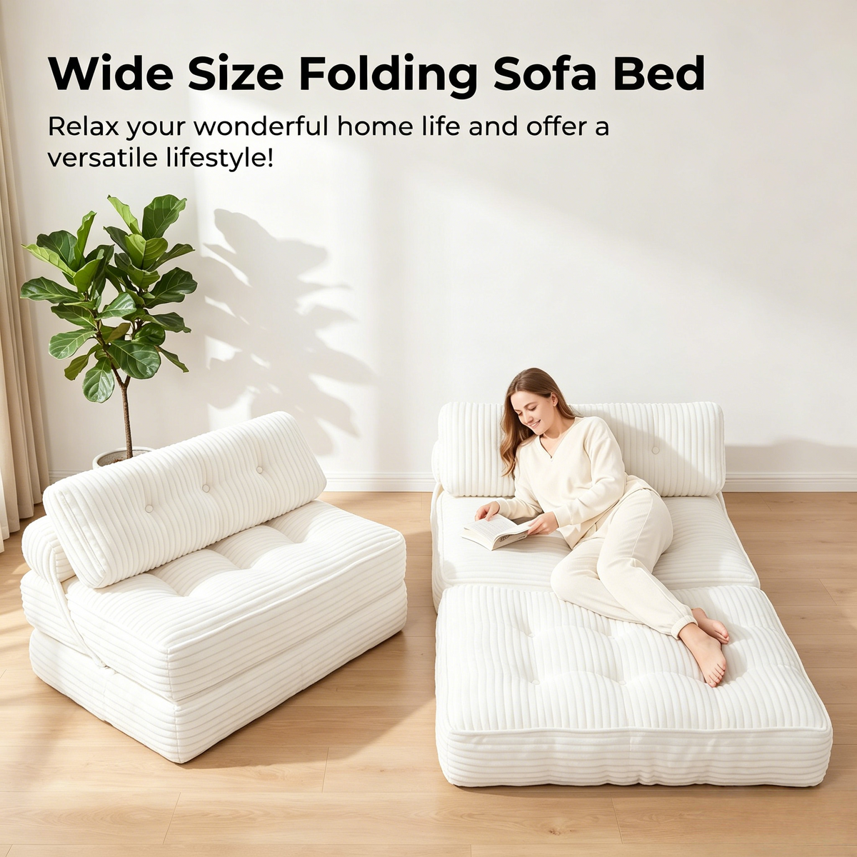 Folding Sofa Bed or Chair for a Cozy Living Room