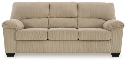 SimpleJoy Corduroy Living Room Sofa and Loveseat