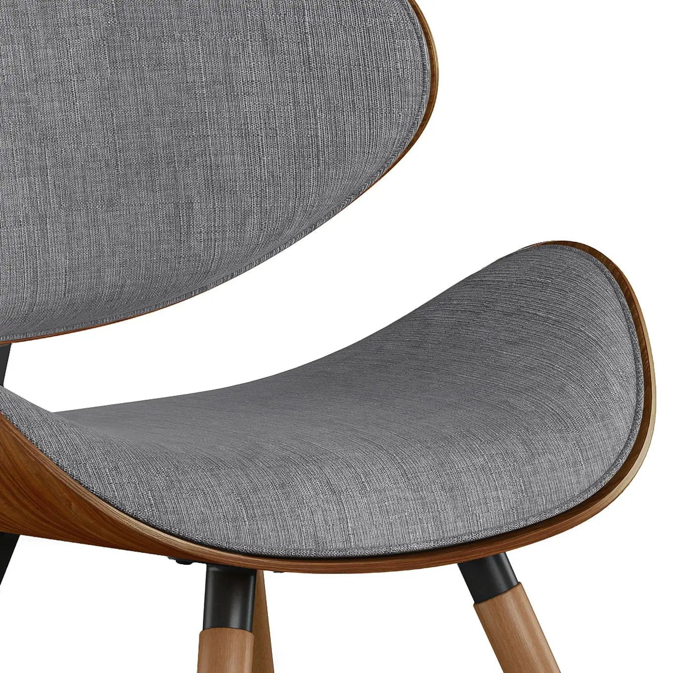 Marana Dining Chair, grey fabric with wood frame, side chair by Unique Piece Furniture on Tampa Home & Garden Store