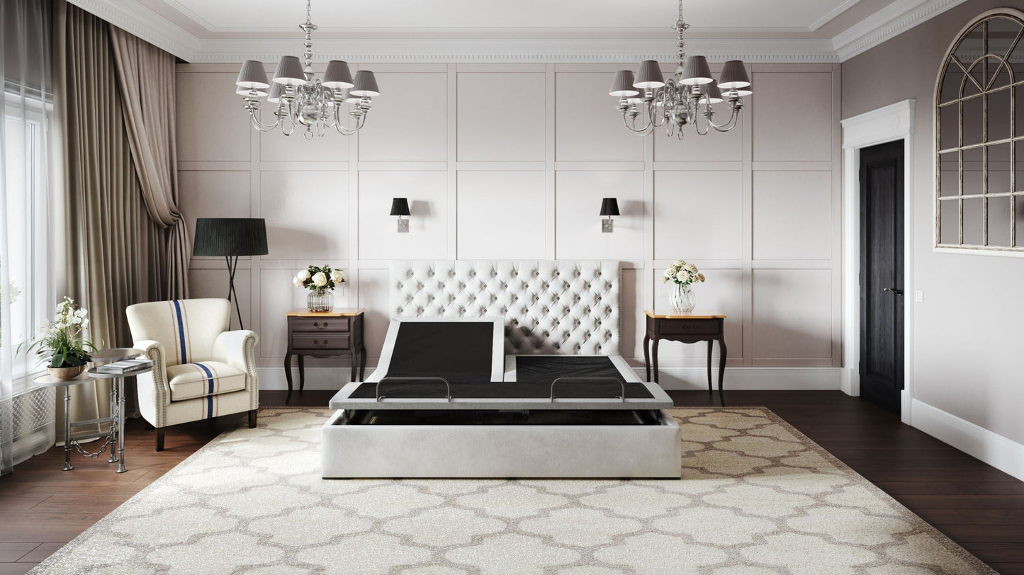Adjustable Bed Base With Head and Foot Memory