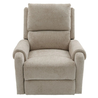 Manual recliner massage chair in beige fabric by Unique Piece Furniture on Tampa Home & Garden Store