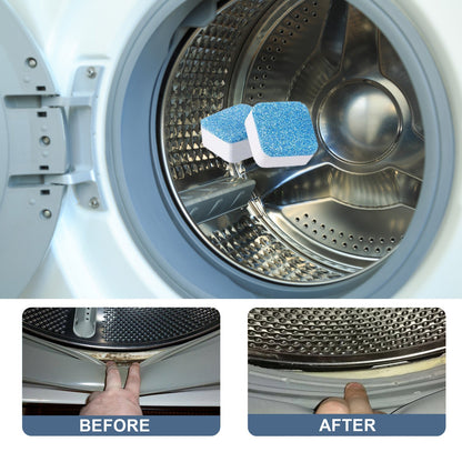 Washing Machine Cleaning Effervescent Tablet, Washing Machine Slot Stain Cleaner Effervescent Tablet Automatic Cleaning - Tampa Home & Garden Store