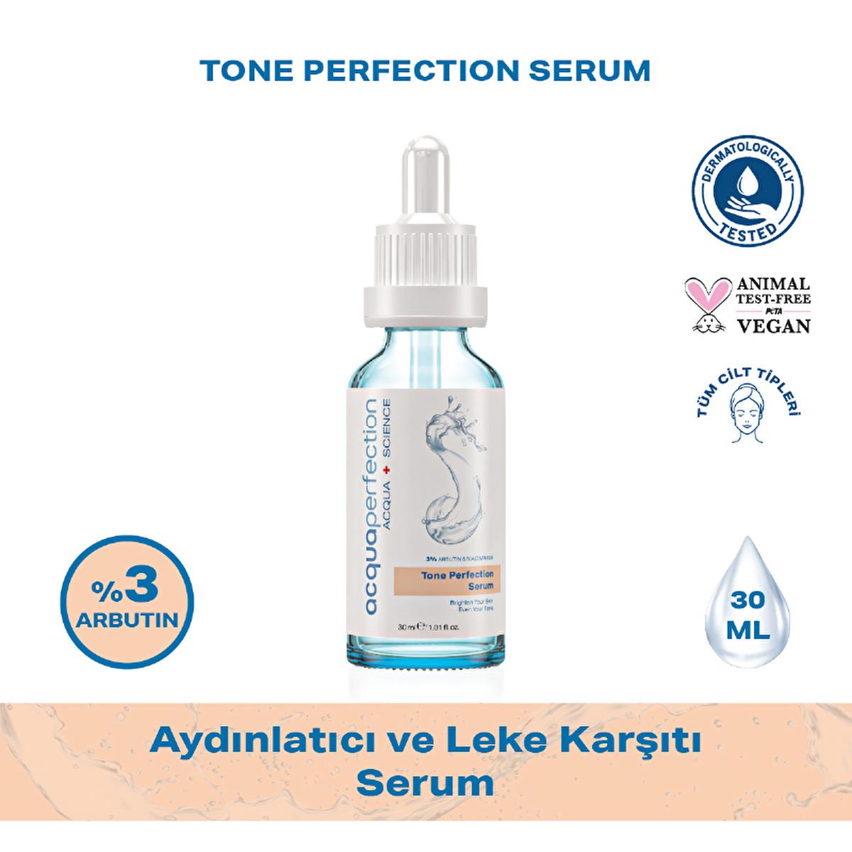 Face Serum Acqua Perfection by Beauty Care Bag with 3% arbutin in a blue dropper bottle on Tampa Home & Garden Store