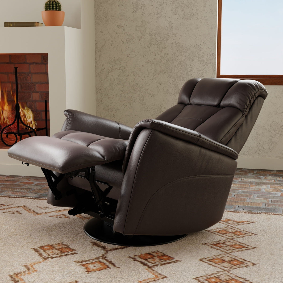 Bentley Swivel Glider Recliner with Footrest