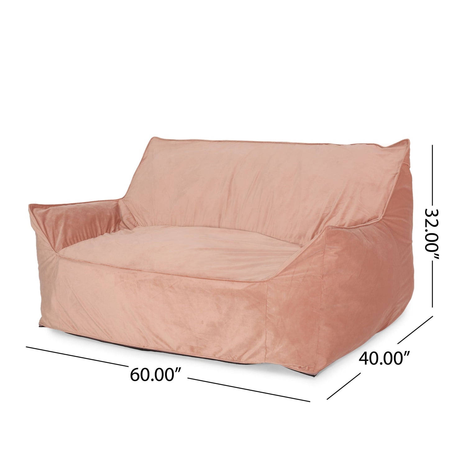Fila Seater Bean Bag Chair with Armrests
