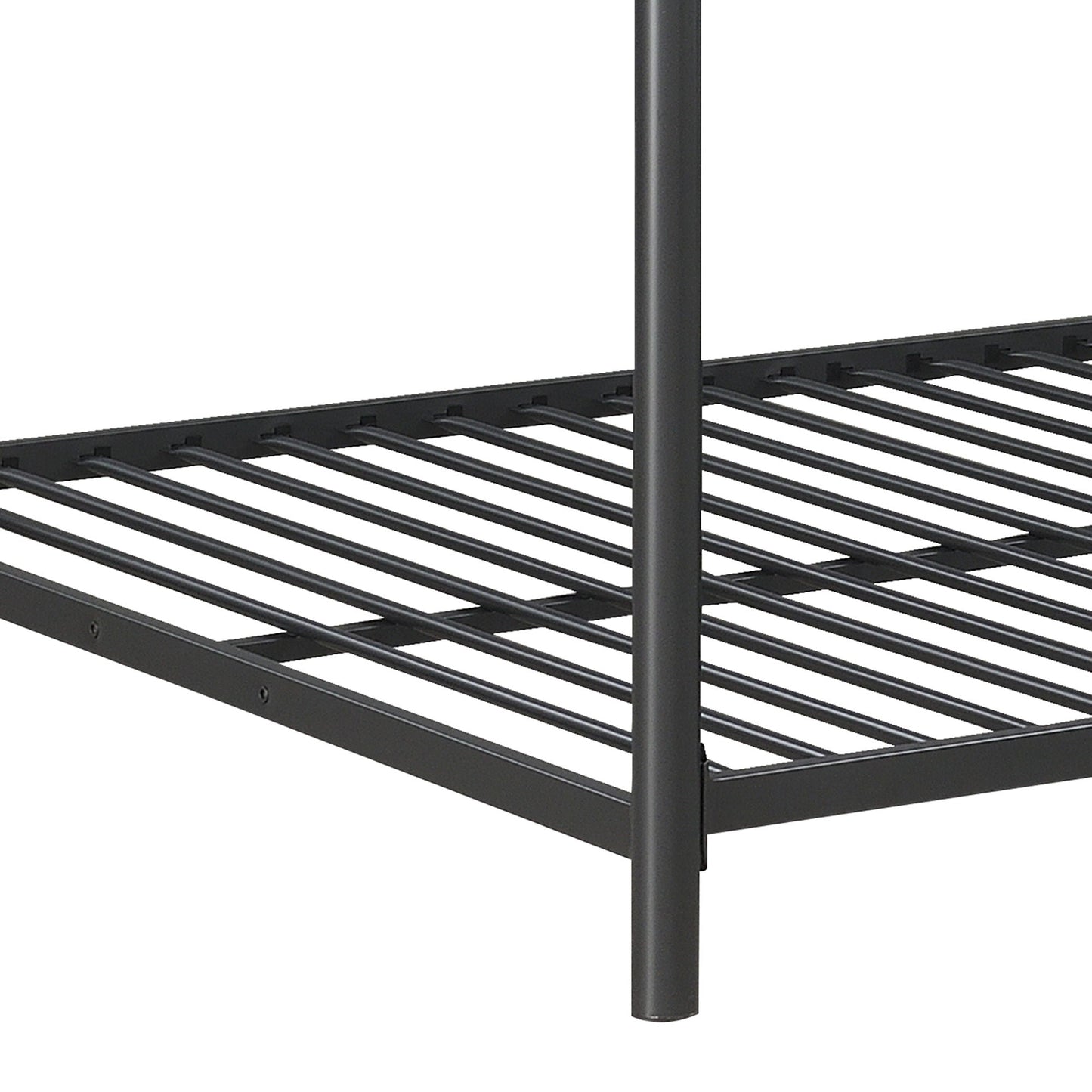 Triple bunk bed full-size black metal frame by HouseOfZazla on Tampa Home & Garden Store