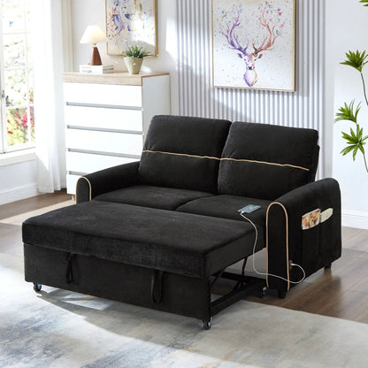 Pull Out Sofa Bed With Adjustable Backrest