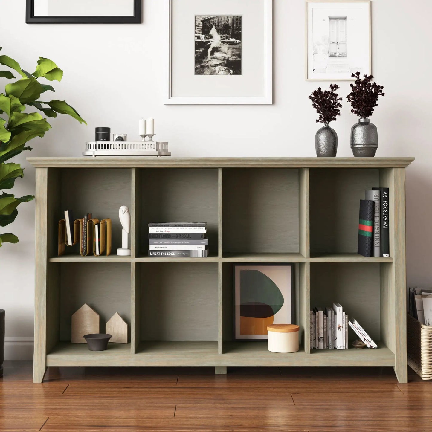 Acadian Handcrafted Solid Wood Cube Storage Unit