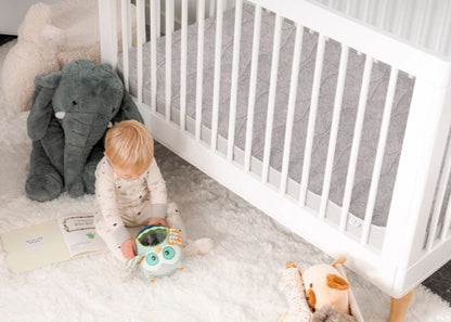 Bedgear Air-X And Grey Crib Mattress Protector