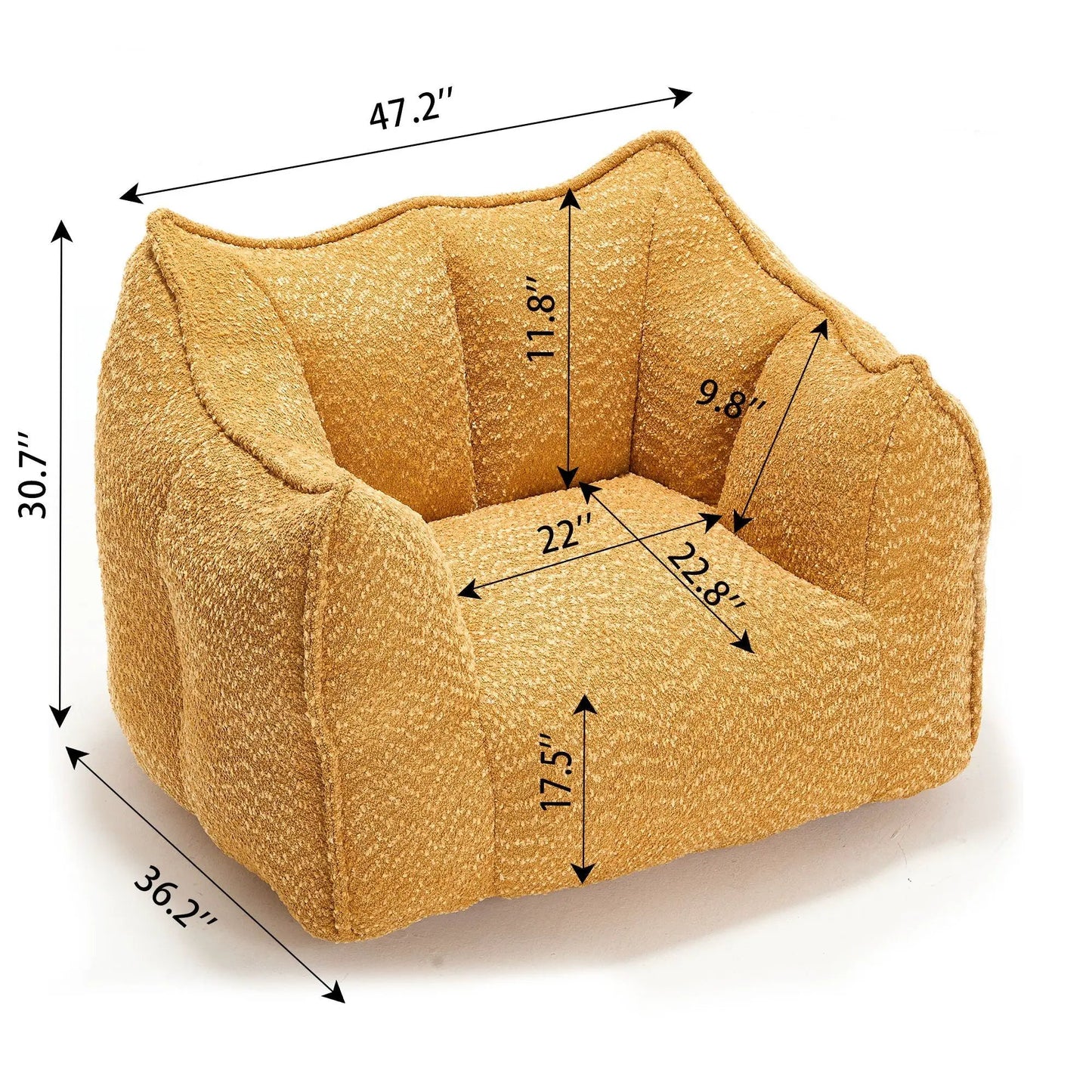 Comfortable Sofa Chairs With Resilient Foam