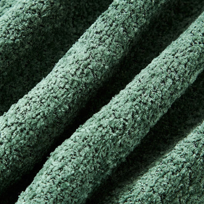 Oversized Sectional Sofa with Chaise textured green upholstery fabric close-up on Tampa Home & Garden Store