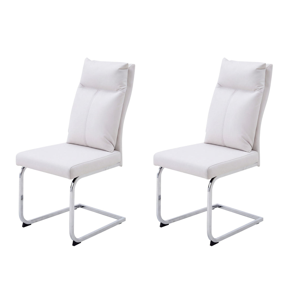 Modern dining chair set of 2 with white upholstery by HouseOfZazla, Kids Tables & Chair Sets on Tampa Home & Garden Store