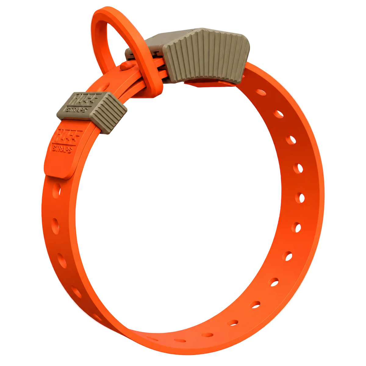 FIELD COLLAR Hoss Straps orange hunting dog collar with gray buckle on Tampa Home & Garden Store