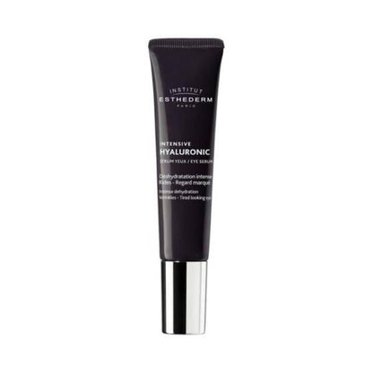 Institut Esthederm Intensive Hyaluronic Eye Serum tube, dark purple with silver cap, 15ml on Tampa Home & Garden Store