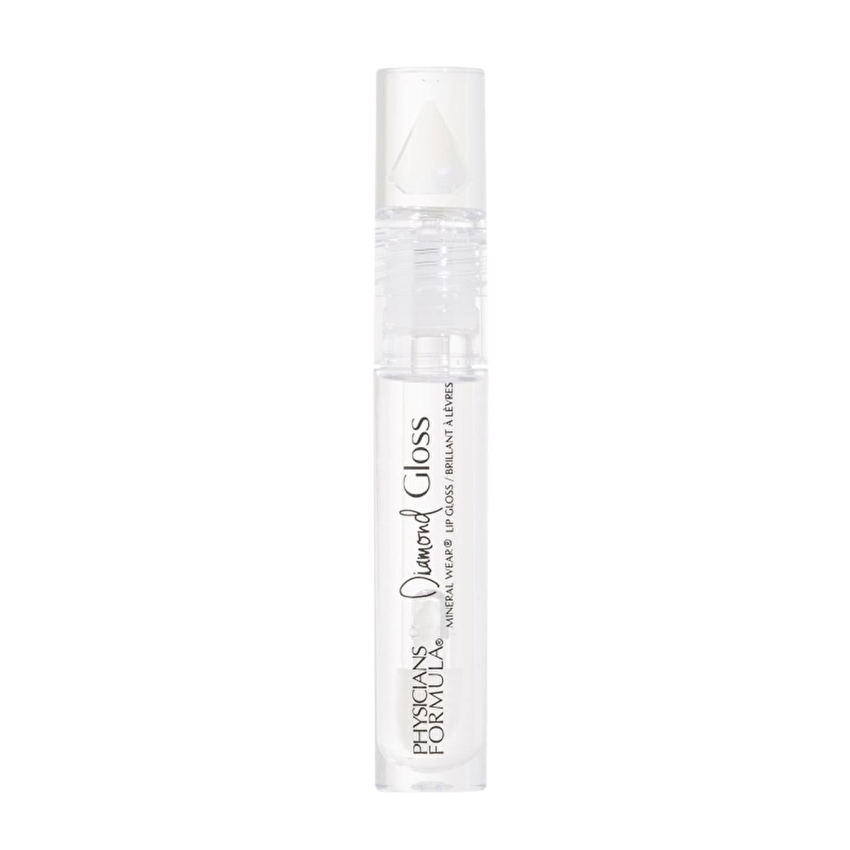Lip gloss tube Crystal Clear Diamond Gloss by Physicians Formula in clear bottle with white cap on Tampa Home & Garden Store
