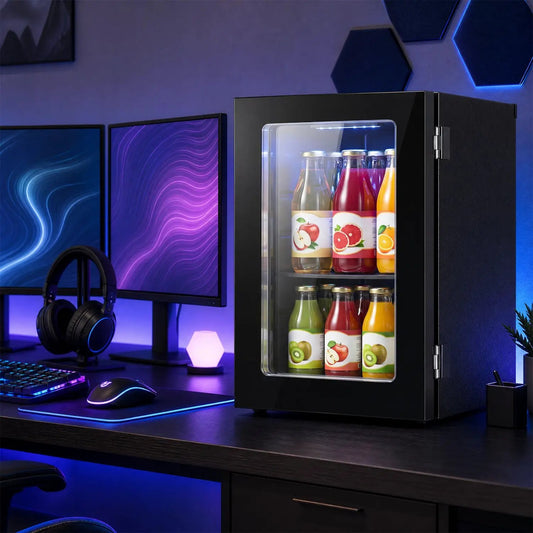 Beverage Refrigerator 0.6 Cu Ft 24 Can Fridge