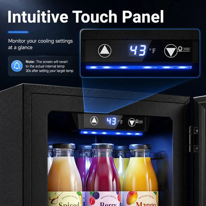 Beverage Refrigerator 0.6 Cu Ft 24 Can Fridge