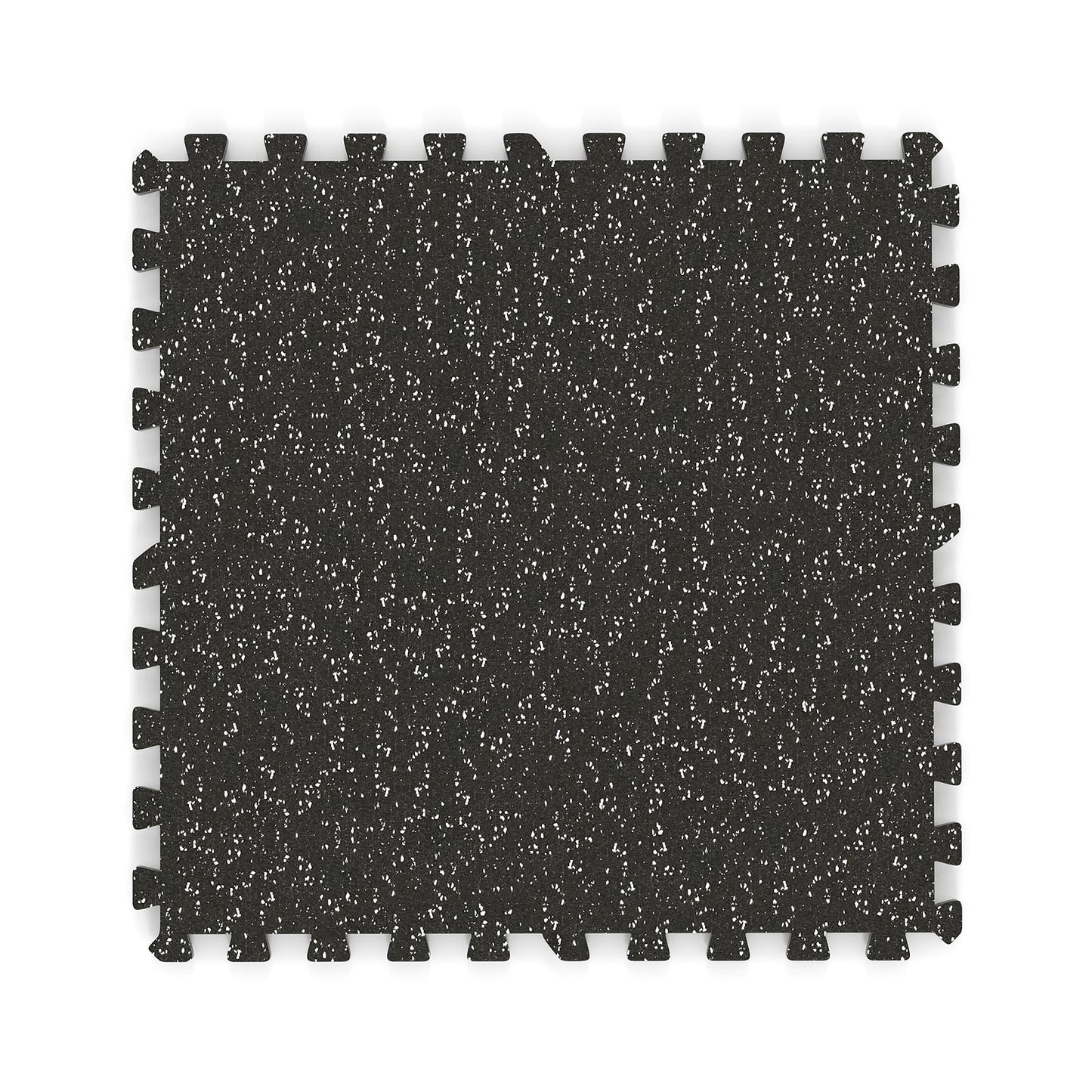 0.79 inch Thick Rubber Top Exercise Mat 48 Sq Ft with Boarders