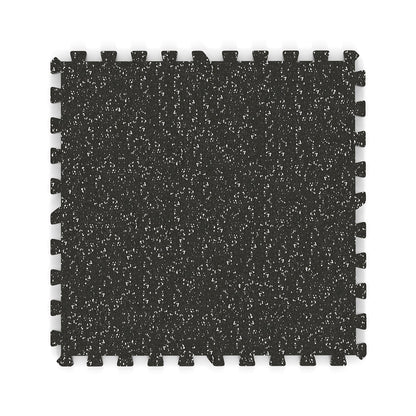 0.79 inch Thick Rubber Top Exercise Mat 48 Sq Ft with Boarders