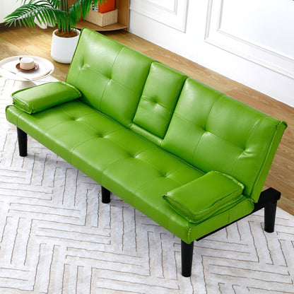 Compact Foldable Sofa Bed and Cup Holder
