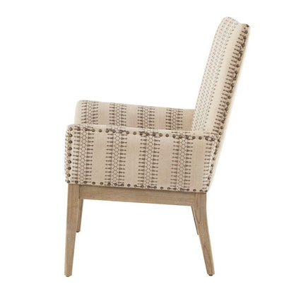 Rika High Back Dining Armchair Set of 2 Natural