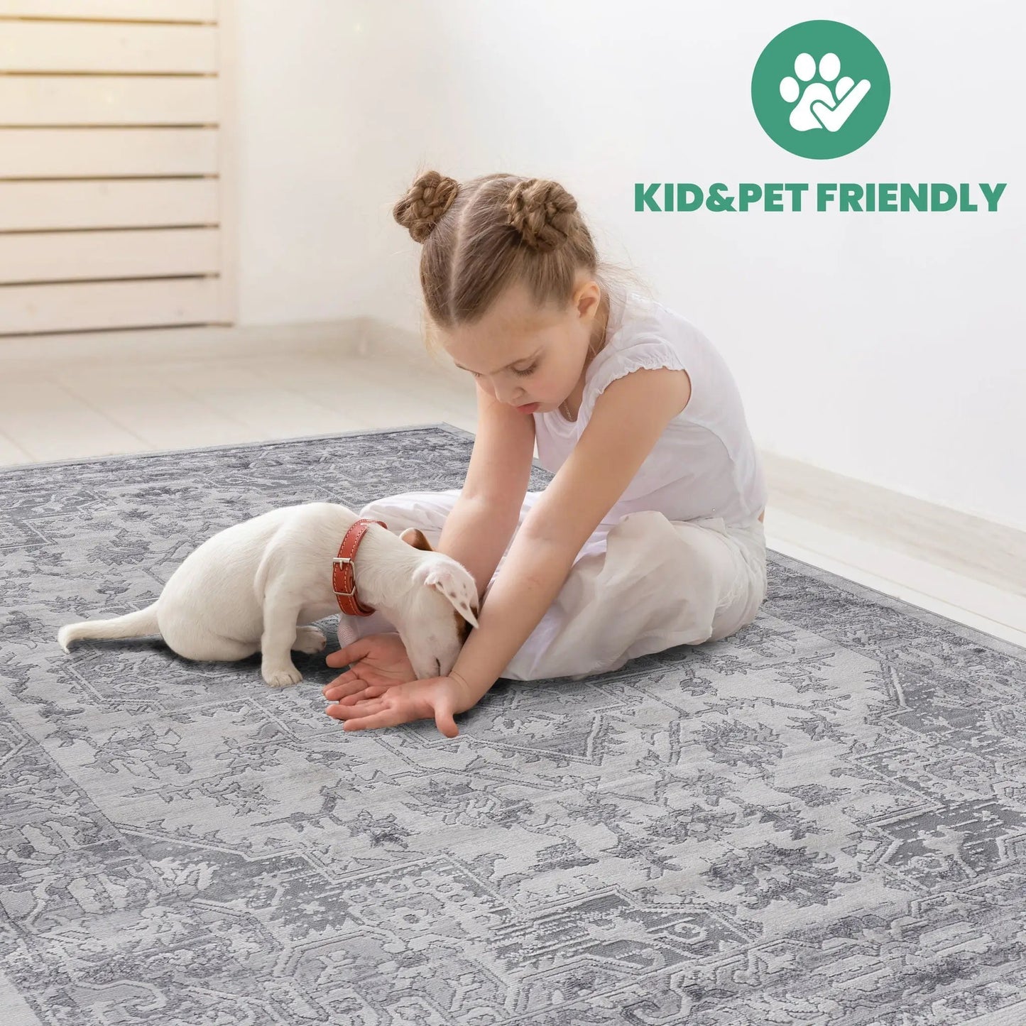 Marfi Oriental Trendy Rug for Modern Living Room