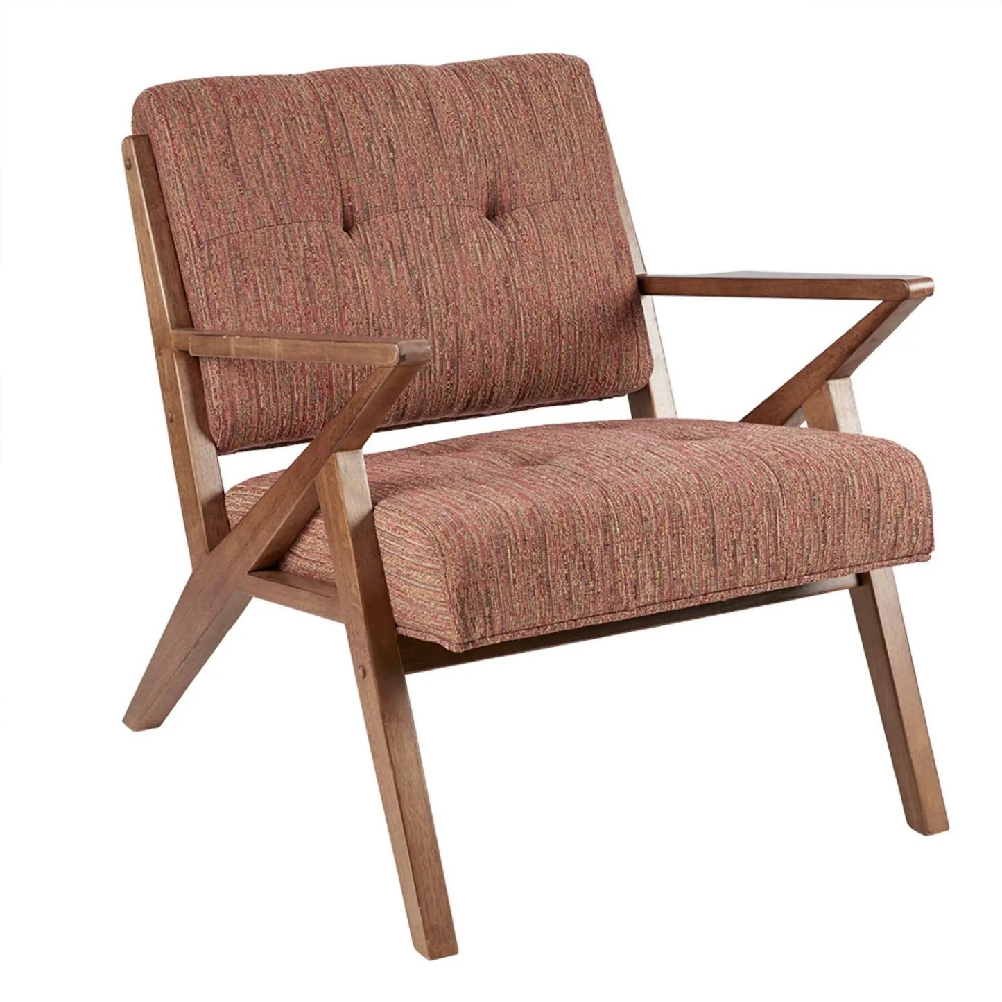 Lounge Chair Tufted Upholstery and Solid Frame