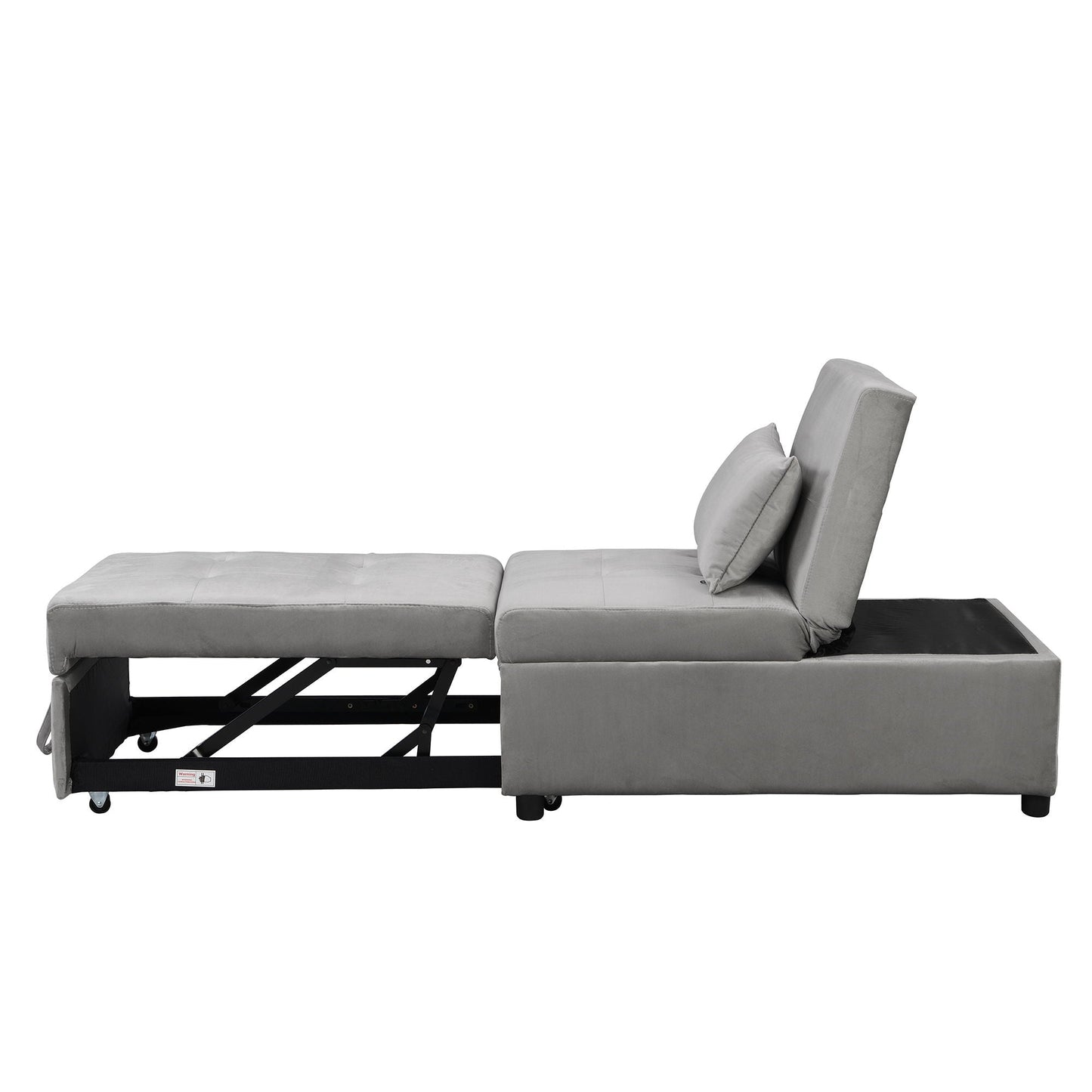 Versatile Folding Ottoman and Sofa Bed Set