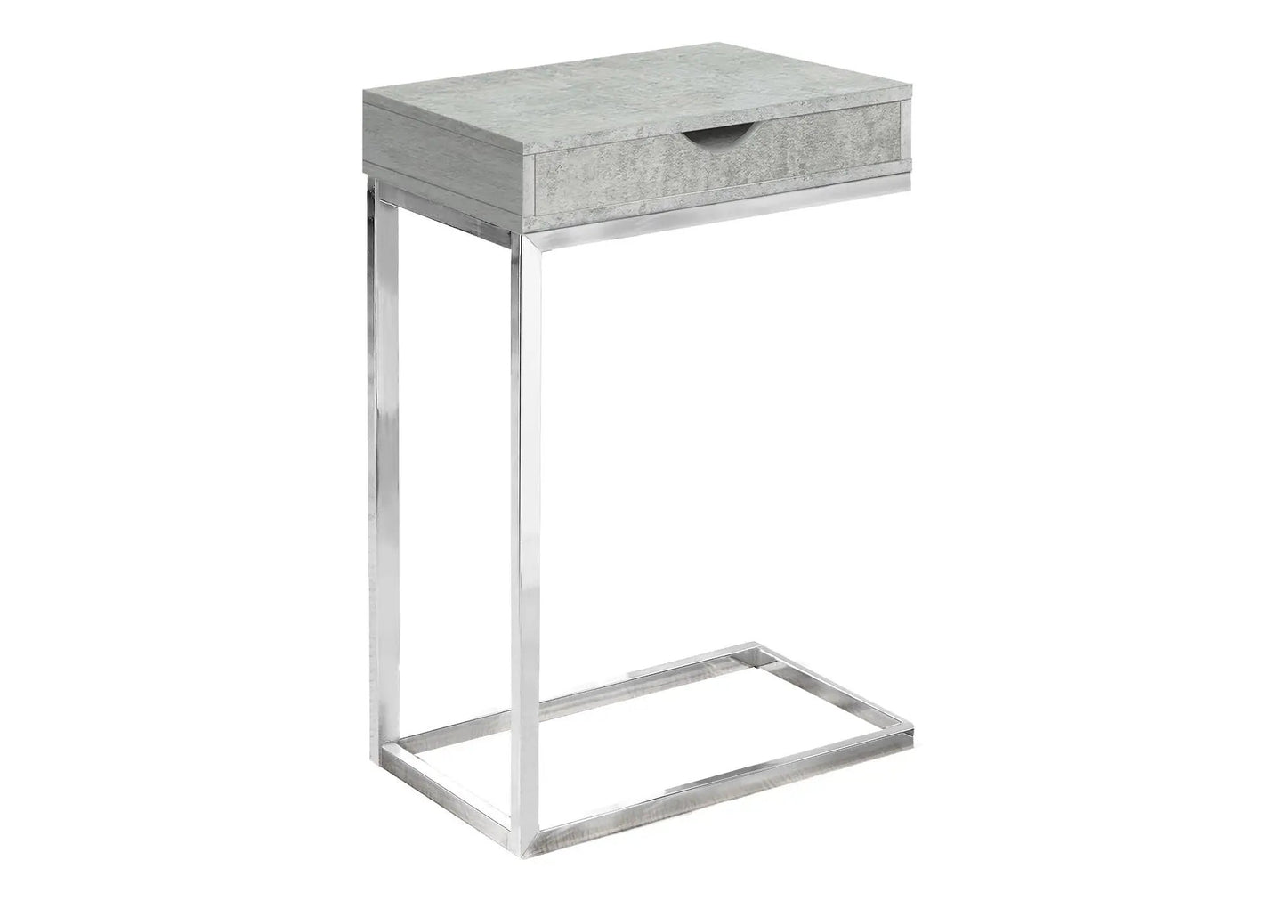 Accent Table C Shaped Contemporary Elegant Design