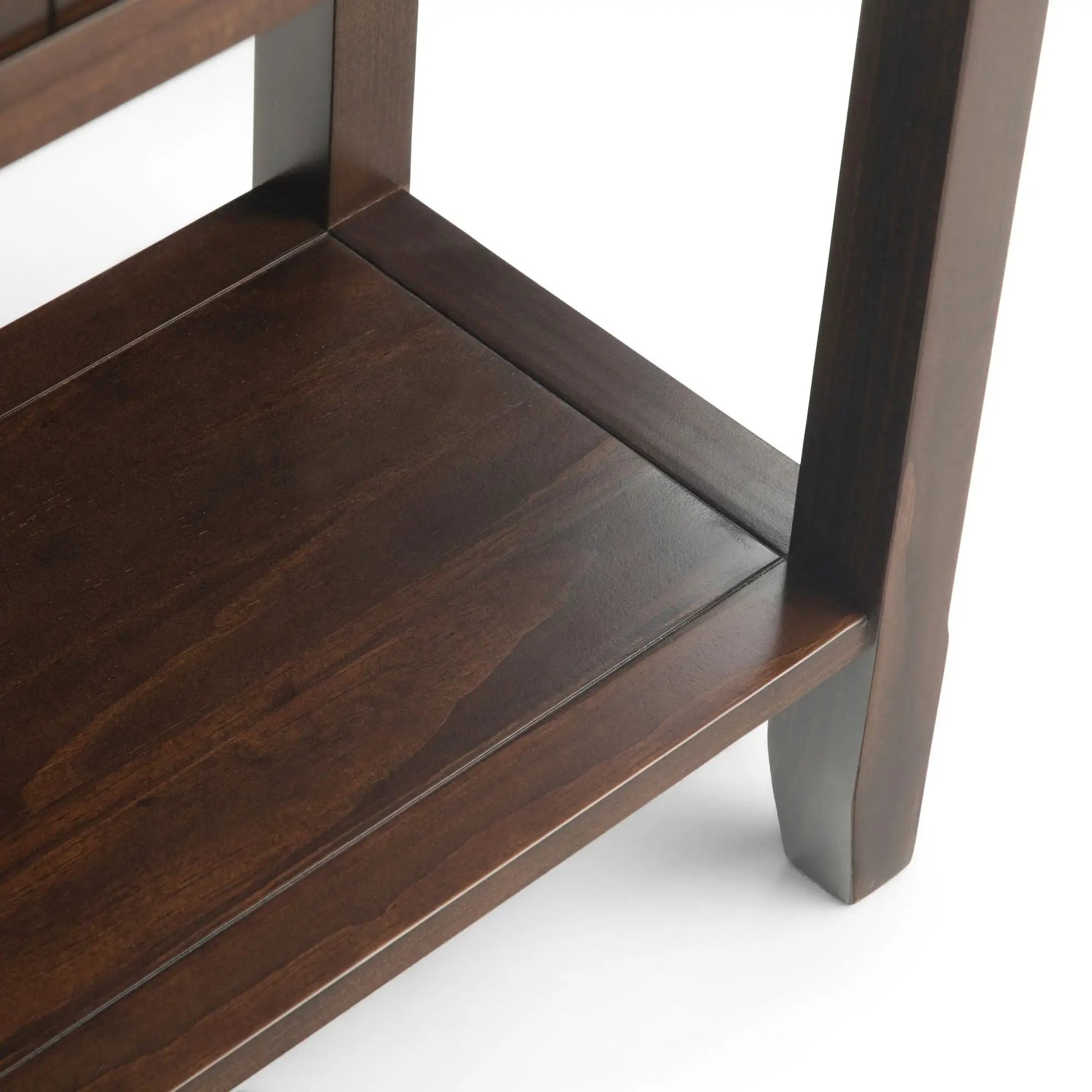 Acadian wide console sofa table Brunette Brown with rich wood grain by Unique Piece Furniture on Tampa Home & Garden Store