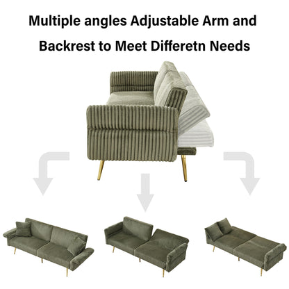 Luxury Foldable Double Sofa and Bed Frame