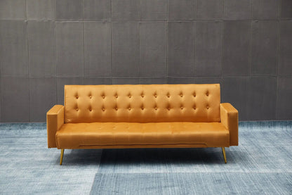 Compact Design Sofa Bed with Premium Fabric