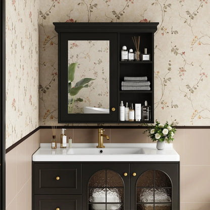 Wall Mounted Medicine Cabinet with Mirror