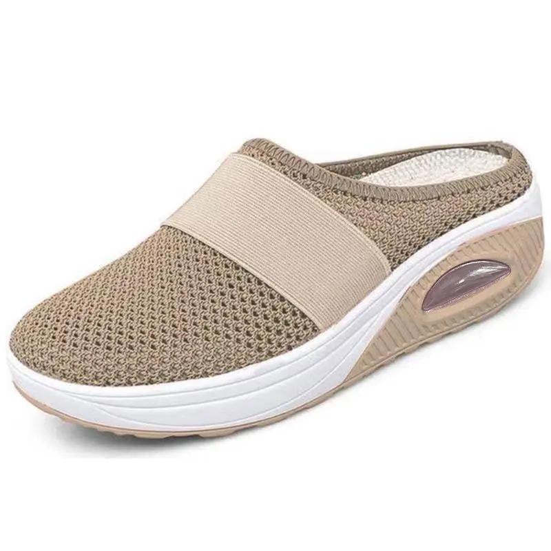 Women Platform Sandals with Thick Sole and Mesh